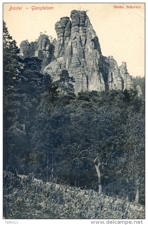 Bastei - Gansfelsen - Bastei (sächs. Schweiz)