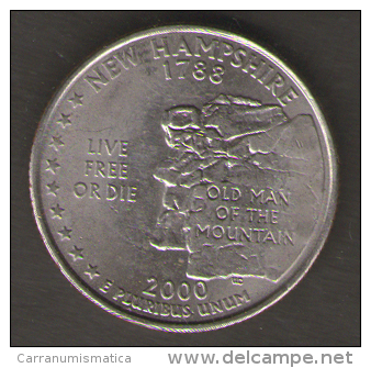 STATI UNITI QUARTER DOLLAR 2000 NEW HAMPSHIRE - 1999-2009: State Quarters