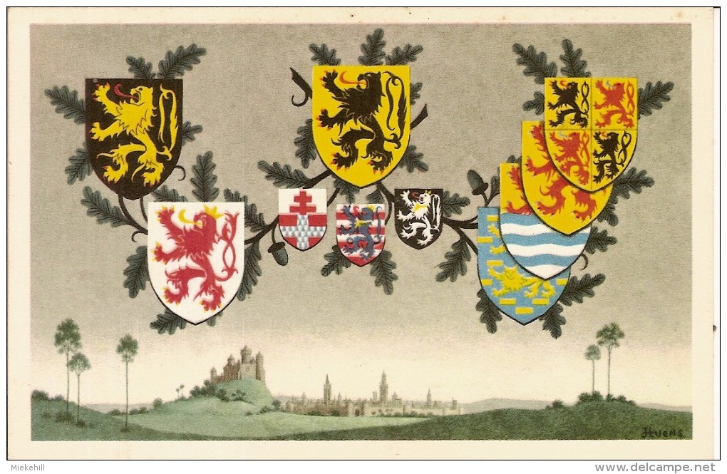 UNION BELGE REALISEE PAR JACQUES VAN ARTEVELDE-héraldique-blason-armoirie-ecusson-wapen - Ereignisse