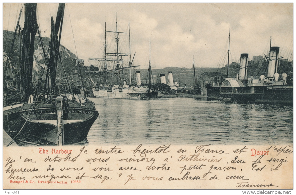 ROYAUME UNI - ENGLAND - DOVER - The Harbour (1905) - Dover