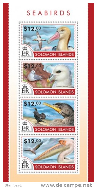 Solomon Islands. 2015 Seabirds. (206a) - Pélicans