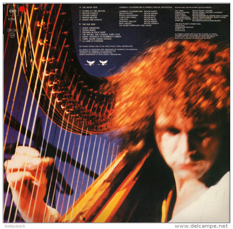 * LP *  ANDREAS VOLLENWEIDER - DOWN TO THE MOON (Holland 1988 EX-!!!) - Instrumentaal