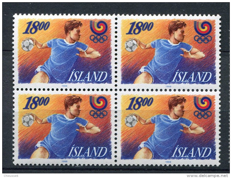 Islande  **  N° 641  X 4 - Handball - Unused Stamps