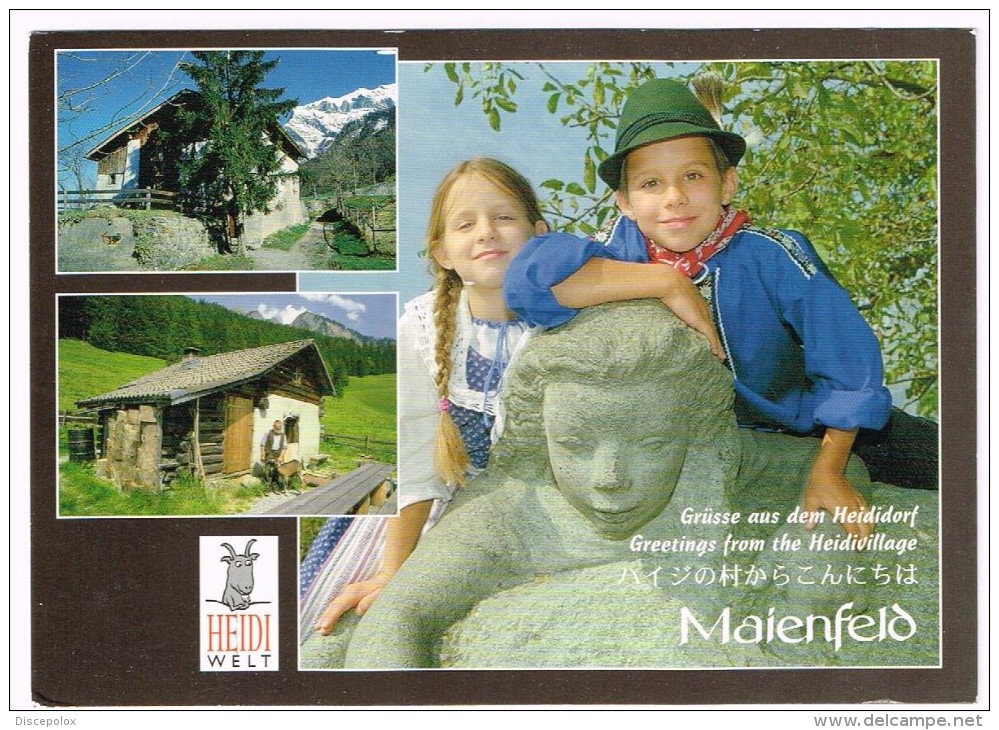 H3279 Maienfeld - Grusse Aus Dem Heididirf - Heidihaus Und Heidibrunnen / Viaggiata 2006 Nice Stamps Timbres Francobolli - Maienfeld