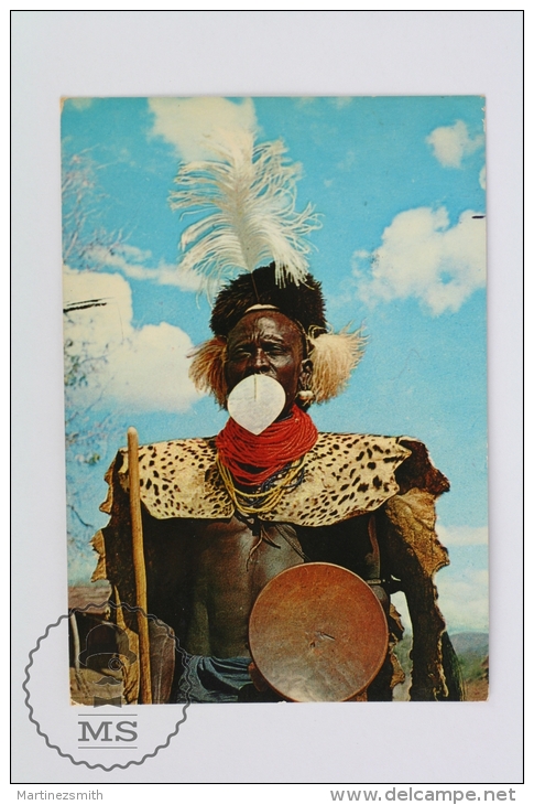 East Africa Postcard - Turkana Tribe Warrior - Africa In Pictures - Kenia