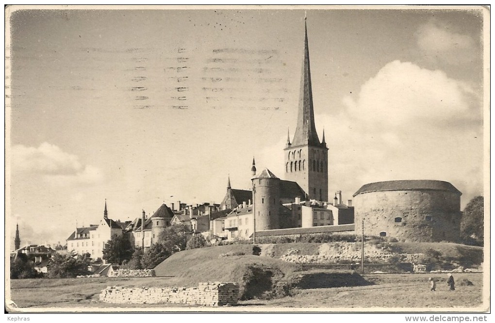 TALLINN : Vaike Rannavarav Kleine Strandpforte - Superbe Et Rare Carte Photo 1936 - Estonie