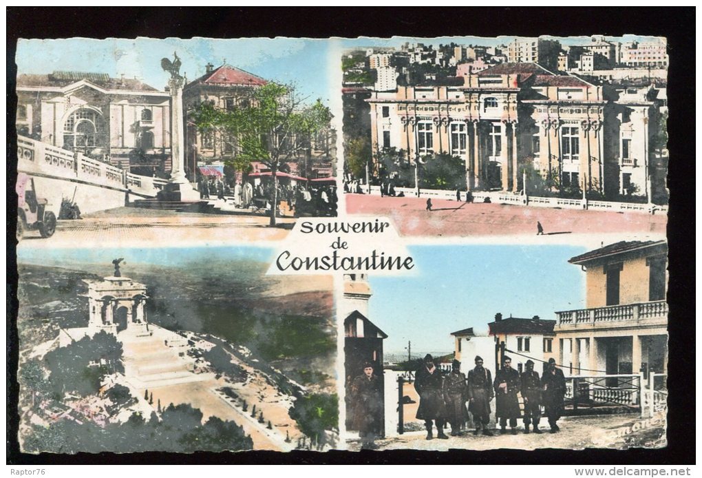 CPSM Algérie Souvenir De CONSTANTINE Multi Vues - Constantine