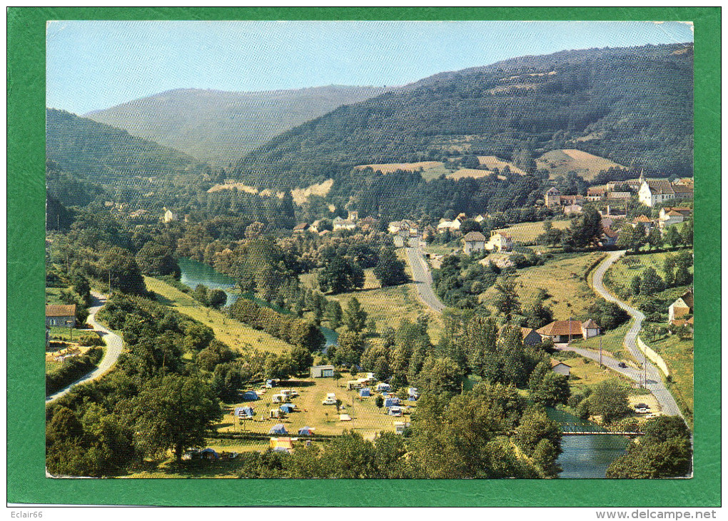 63 Chateauneuf Les Bains Vue Generale Vallee De La Sioule Terrain De Camping CPM  Année 1970   EDIT Combier - Autres & Non Classés