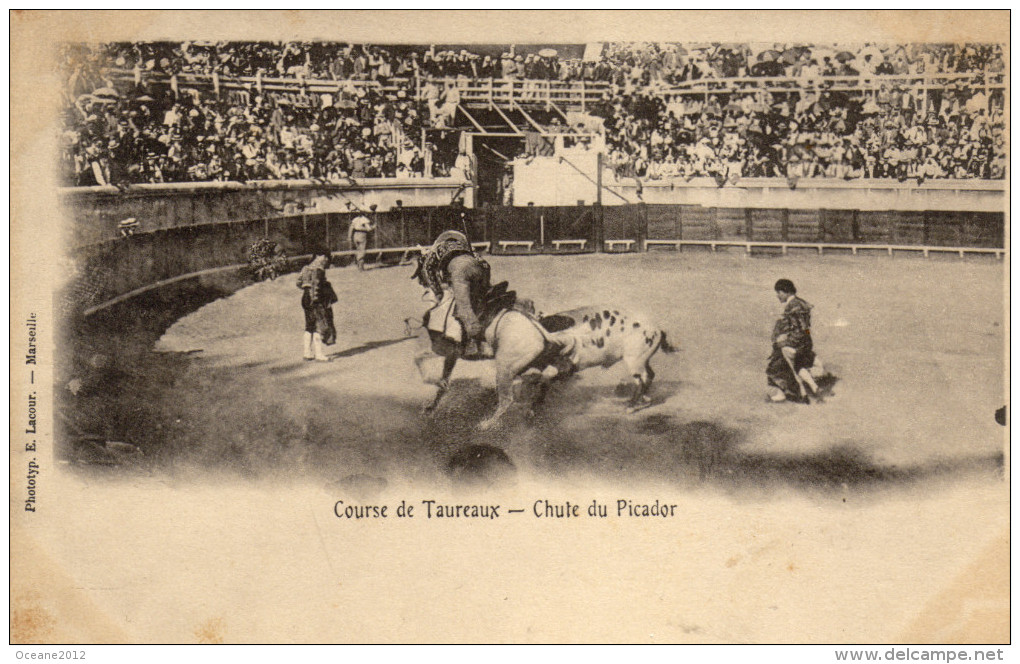 Course De Taureaux.Corrida. Serie Photo - Corrida