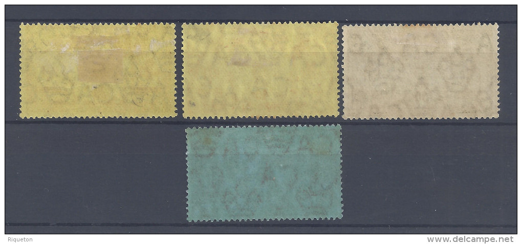 Nelles-HEBRIDES - 1911-12 - LEGENDE  FRANCAISE - N° 31 - 32 - 33 - 35 - X - B/TB - - Unused Stamps