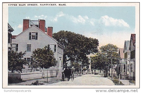 Upper Main Street Nantucket Massachusetts 1948 - Nantucket