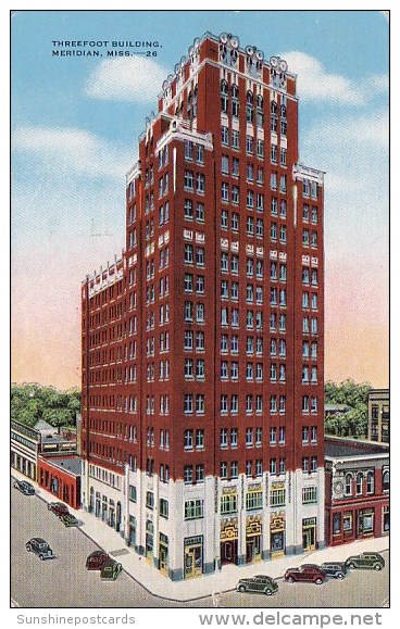 Threefoot Building Meridian Mississippi 1950 - Meridian