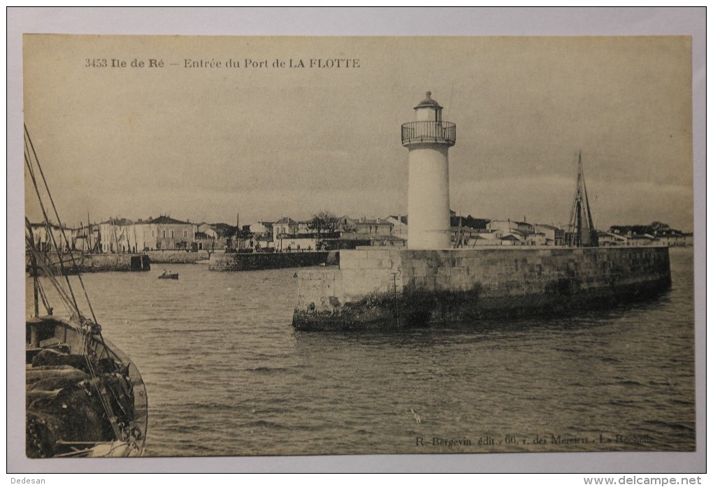CPA Ile De Ré Entrée Du Port De La Flotte - JU04 - Ile De Ré