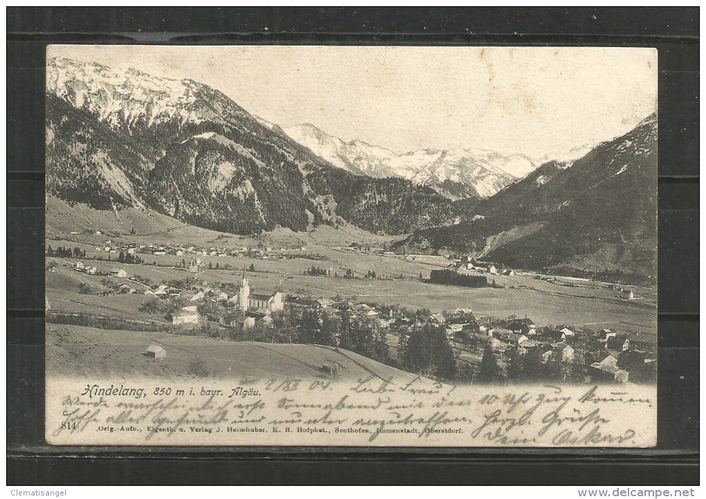 798b * HINDELANG * IM BAYRISCHEN ALLGÄU * GESAMTANSICHT * 1904 **!! - Hindelang