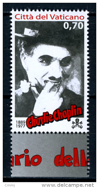 2014 - VATICANO - VATICAN - 125° ANNIVERSARIO DELLA NASCITA DI CHARLIE CHAPLIN  - NH - MINT - Unused Stamps