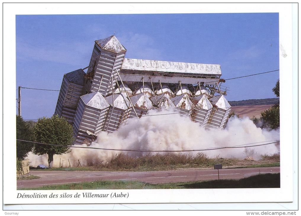 Villemaur (Aube) Démolition Des Silos (depuis 1958) 20 Kg De Nitroglycerine (ed Aubois) - Autres & Non Classés