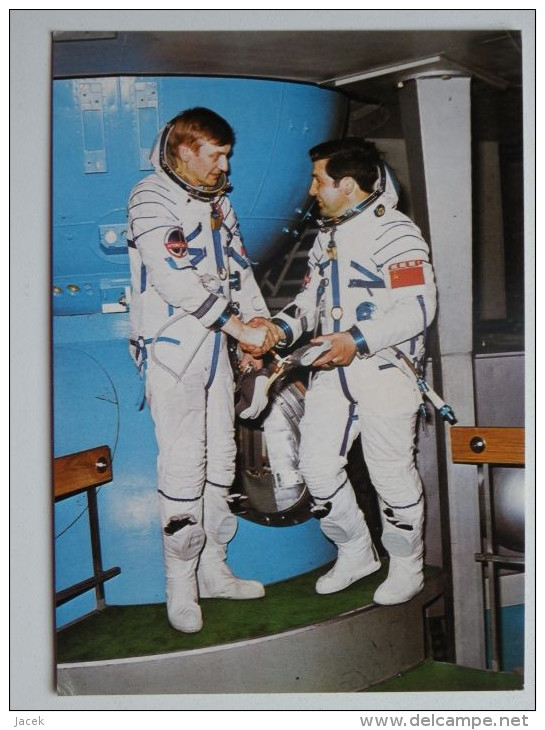 Polish - Russian Space Expedition In 1978 Years - Soyuz 30/  P Klimuk / M Hermaszewski / Polish Postcard - Space