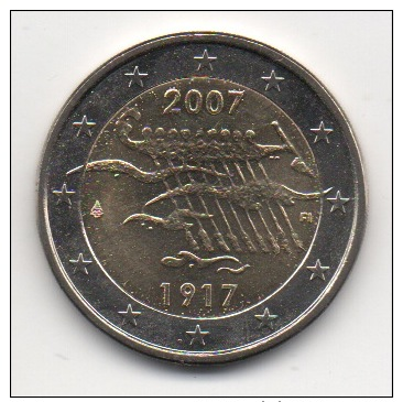 FINLANDE - 2€ Commémorative 2007 - UNC - Neuve - Finland