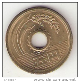 Japan 5 Yen  Yr 45 = 1970  Km 72a   Unc - Japan