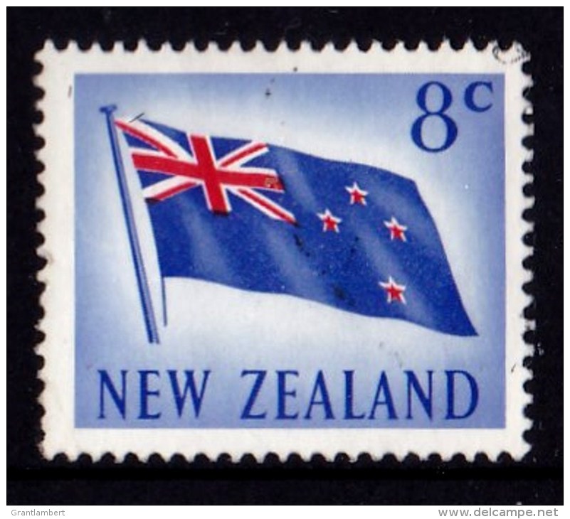 New Zealand 1967 Decimal Currency 8c Flag Used - - Used Stamps