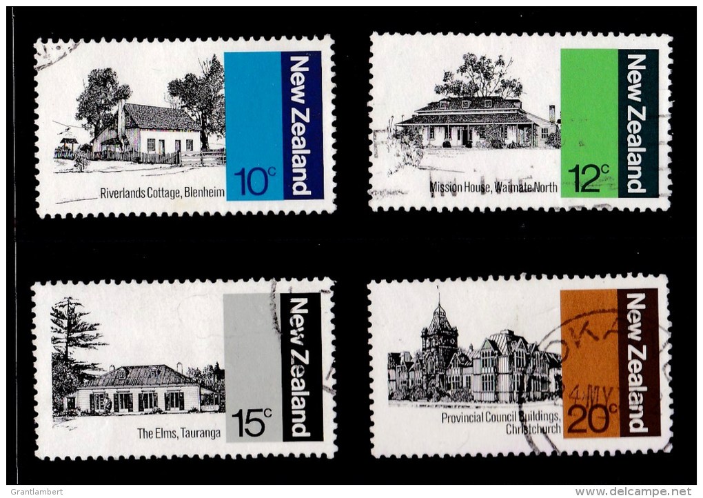 New Zealand 1979 Architecture Set Of 4 Used - Used Stamps