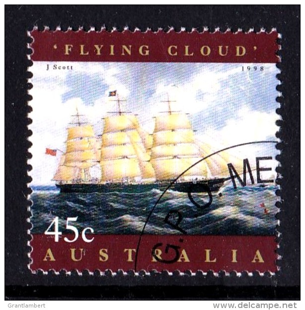 Australia 1998 Sailing Ships 45c Flying Cloud CTO - Used Stamps