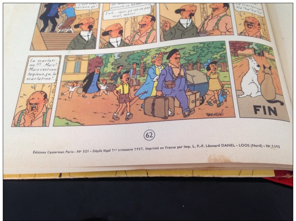 Tintin. L´Affaire Tournesol. 1T57. - Hergé