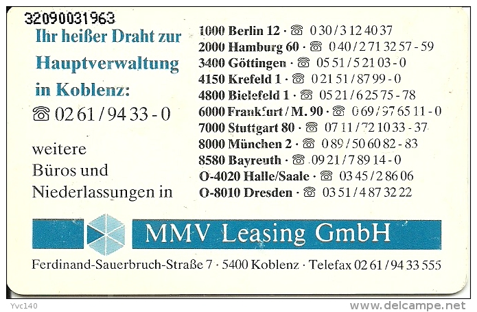 Germany - S 64 08.92 MMV Leasing - S-Series : Tills With Third Part Ads