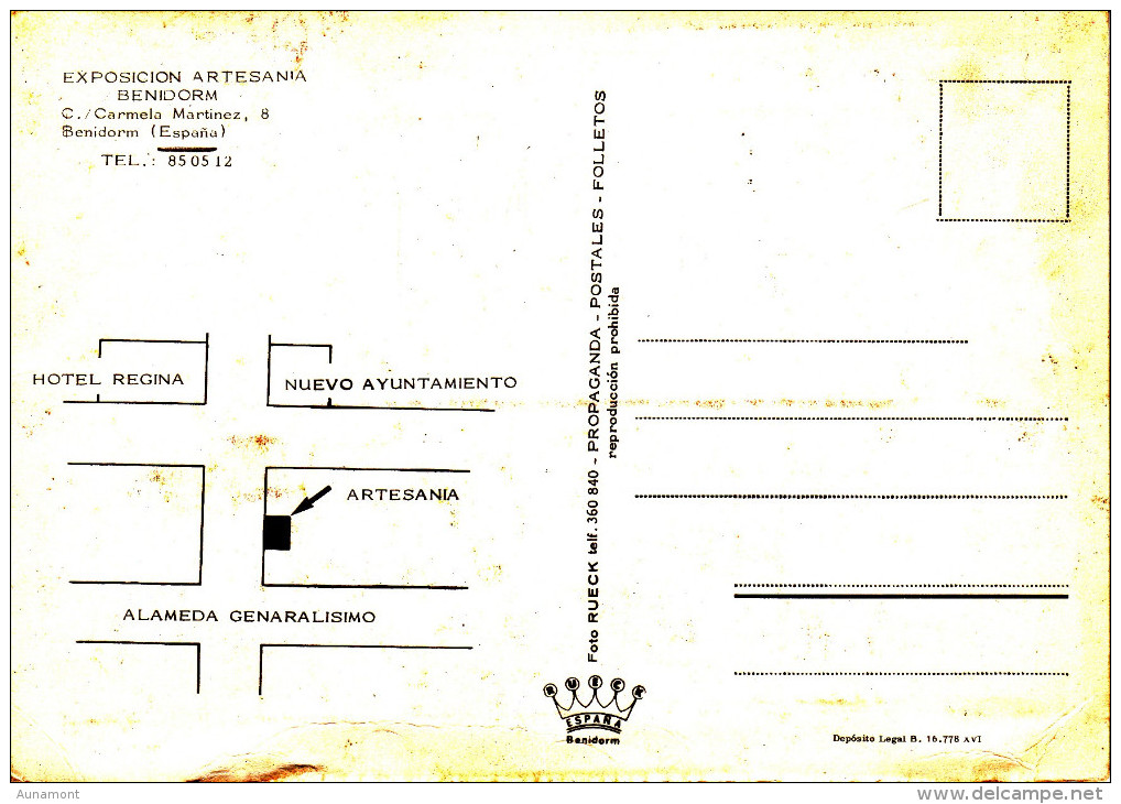 España--Alicante--Benidorm--Exposicion De Artesania - Artesanal