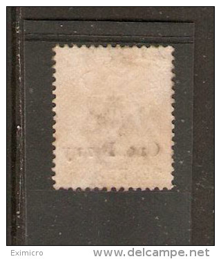 TURKS ISLANDS 1889 1d On 2½d SG 61 MOUNTED MINT Cat £23 - Turks & Caicos (I. Turques Et Caïques)