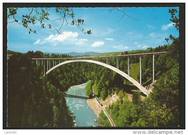 LINGENAU - MÜSELBACH Hochbrücke Wälderbahn Bregenzerwald Vorarlberg Bregenz - Bregenzerwaldorte