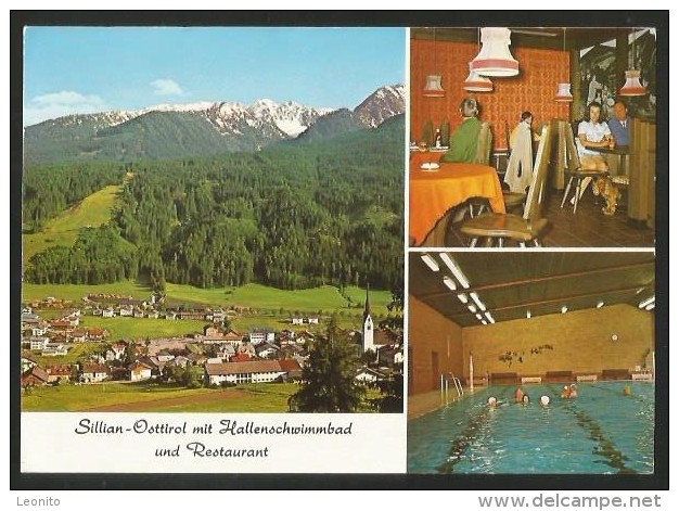 SILLIAN Osttirol Tirol Lienz Hallenschwimmbad Restaurant Obertillach 1985 - Sillian