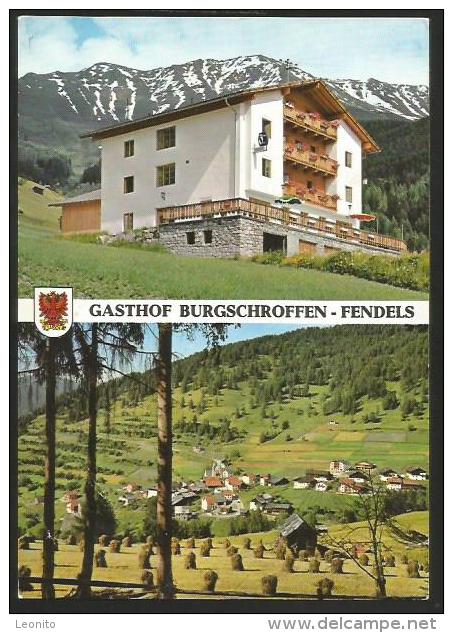 FENDELS Tirol Landeck Gasthof BURGSCHROTTEN Prutz 1986 - Landeck