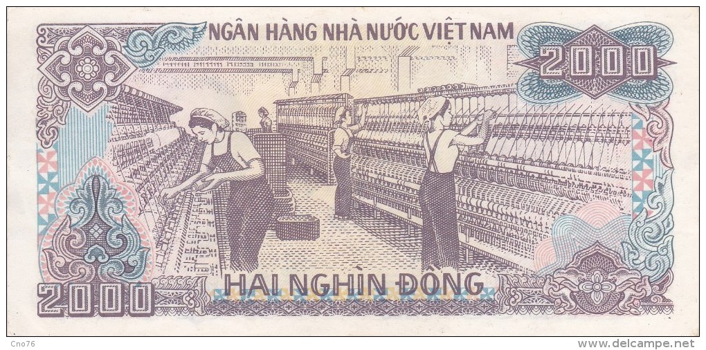 Billet Viêt Nam 2000 Dong - Vietnam