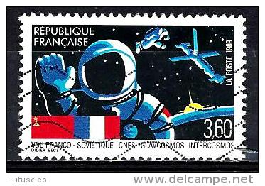 FRANCE 2571° 3,60f Multicolore Vol Franco-soviétique (10% De La Cote + 0,15) - Andere & Zonder Classificatie