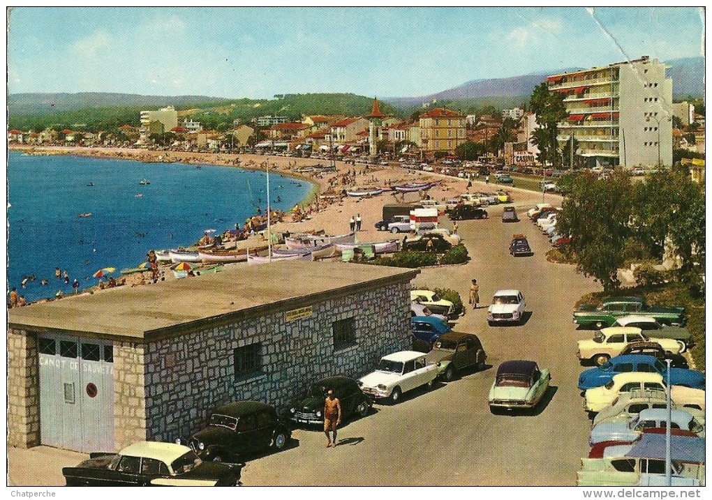 06 ALPES-MARITIMES  G 208 CROS DE CAGNES SES PLAGES AUTO AUTOMOBILE CITROEN DS  ED. LACRAN - Cagnes-sur-Mer