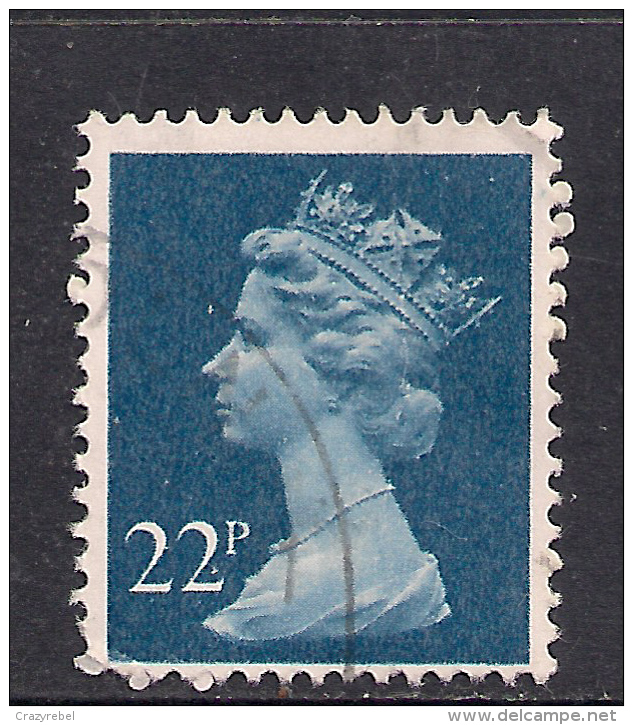 GB 1980 QE2 22p Blue Machin Frame Shift Down SG X962..... ( F896 ) - Errors, Freaks & Oddities (EFOs