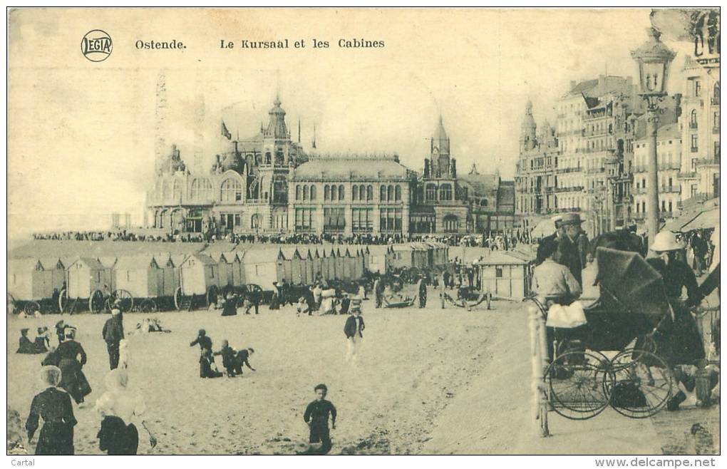 OSTENDE - Le Kursaal Et Les Cabines - Oostende