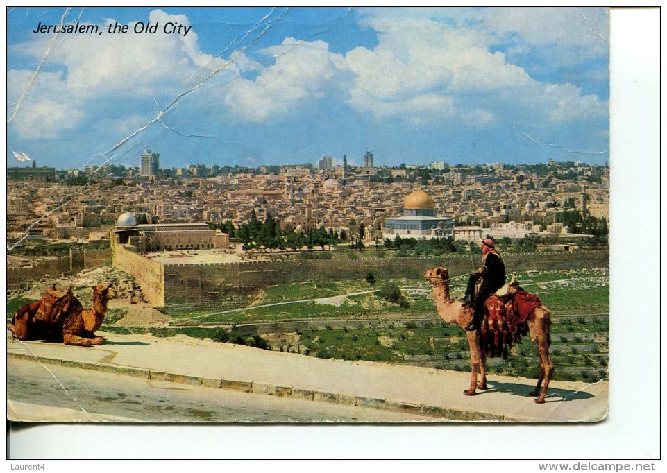 (170) Islam - Israel Jerusalem OLd City With Dome Of The Rock Mosque (as Seen On Scan) - Islam