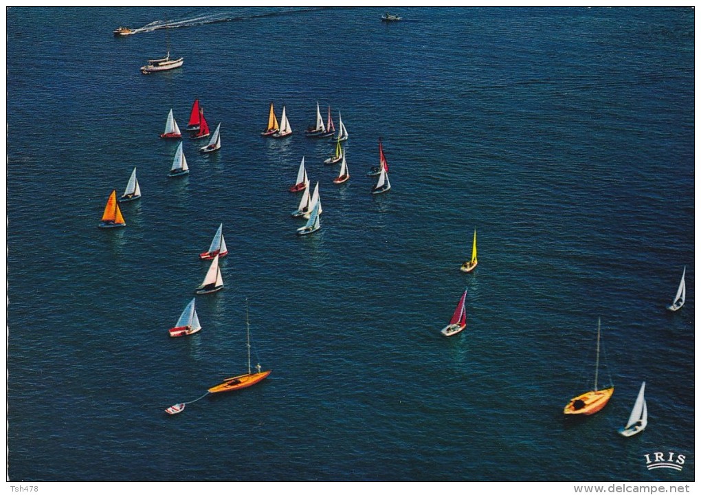 33---ARCACHON---départ Des Régates--( Bâteaux Dériveurs )-voir 2 Scans - Arcachon