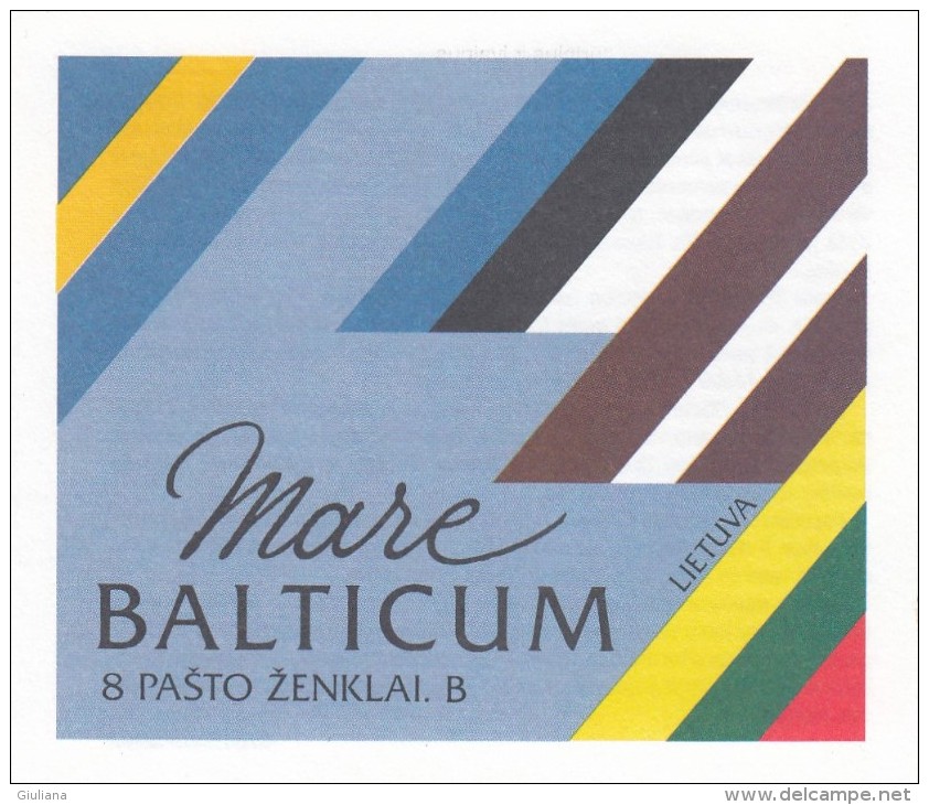 Lituania 1992 - Libretto**  Fauna Oiseaux Riviera Del Baltico"Mare Baltico" - Albatros