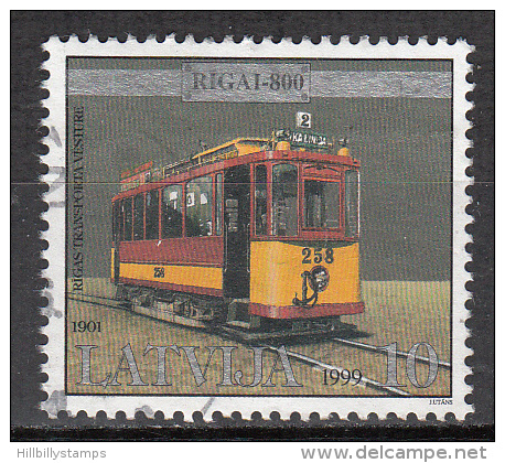 Latvia    Scott No   488    Used      Year   1999 - Letonia