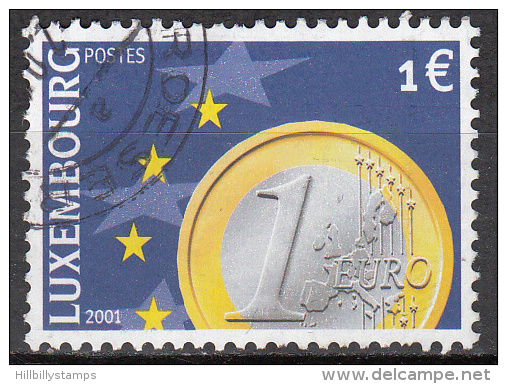 Luxembourg     Scott No   1070    Used        Year   2001 - Oblitérés