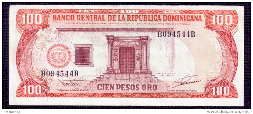 Dominicana 100 Pesos 1993 VF - Dominicana