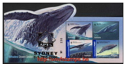 "50% DISCOUNT WWF - AUSTRALIA - 2006 - Miniature Sheet : APTA SYDNEY Gold Overprint  - 250 Sets Iss... - Altri & Non Classificati