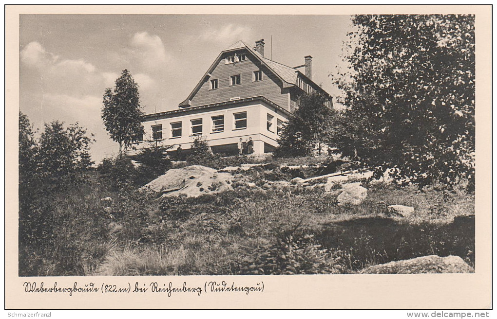 AK Weberbergbaude Weberberg Baude Gasthof Bei Reichenberg Liberec Gablonz Jablonec Friedrichswald Bedrichov Johannesberg - Sudeten