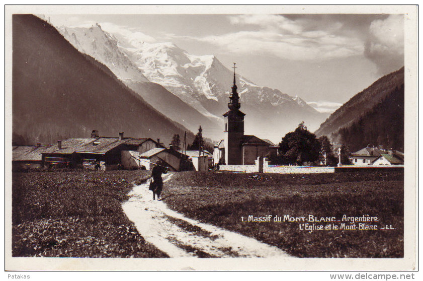 Argentière - L´église Et Le Mont-Blanc - (a2950) - L'Argentiere La Besse