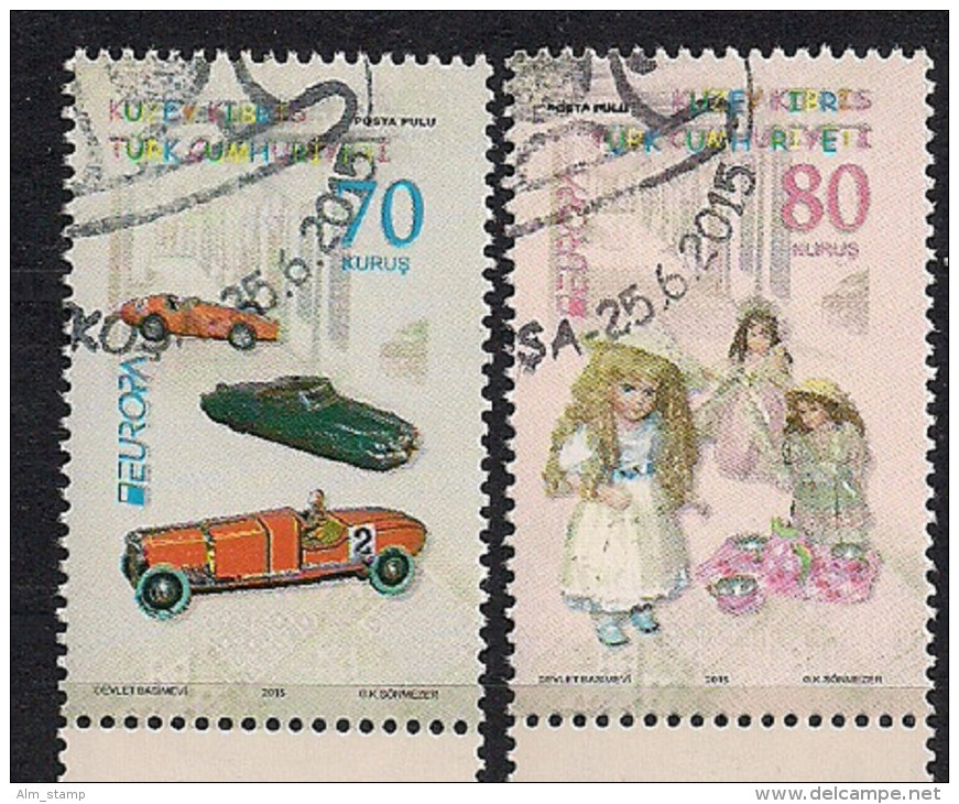 2015 TÜRK- ZYPERN  TURKEY - CYPRUS  Used    L - 2015