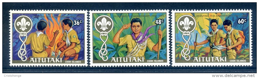 Aitutaki 1983 75th Anniversary Of Boy Scout Movement Set MNH - Aitutaki