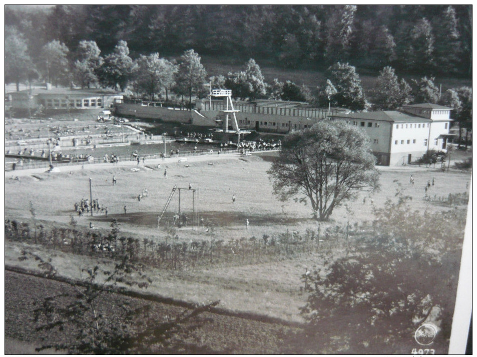 * HIRSCHBERG / JELENIA GORA * STRANDBAD * AK KLEINFORMAT * - Polonia